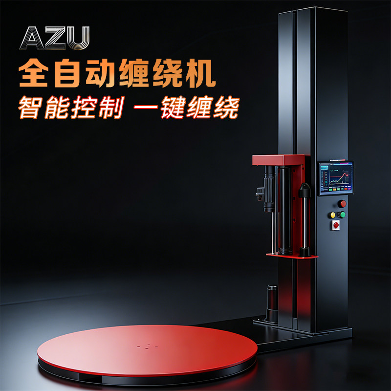 AZU 全自动缠绕膜打包机缠膜机自动缠绕机全自动缠膜机托盘缠绕机