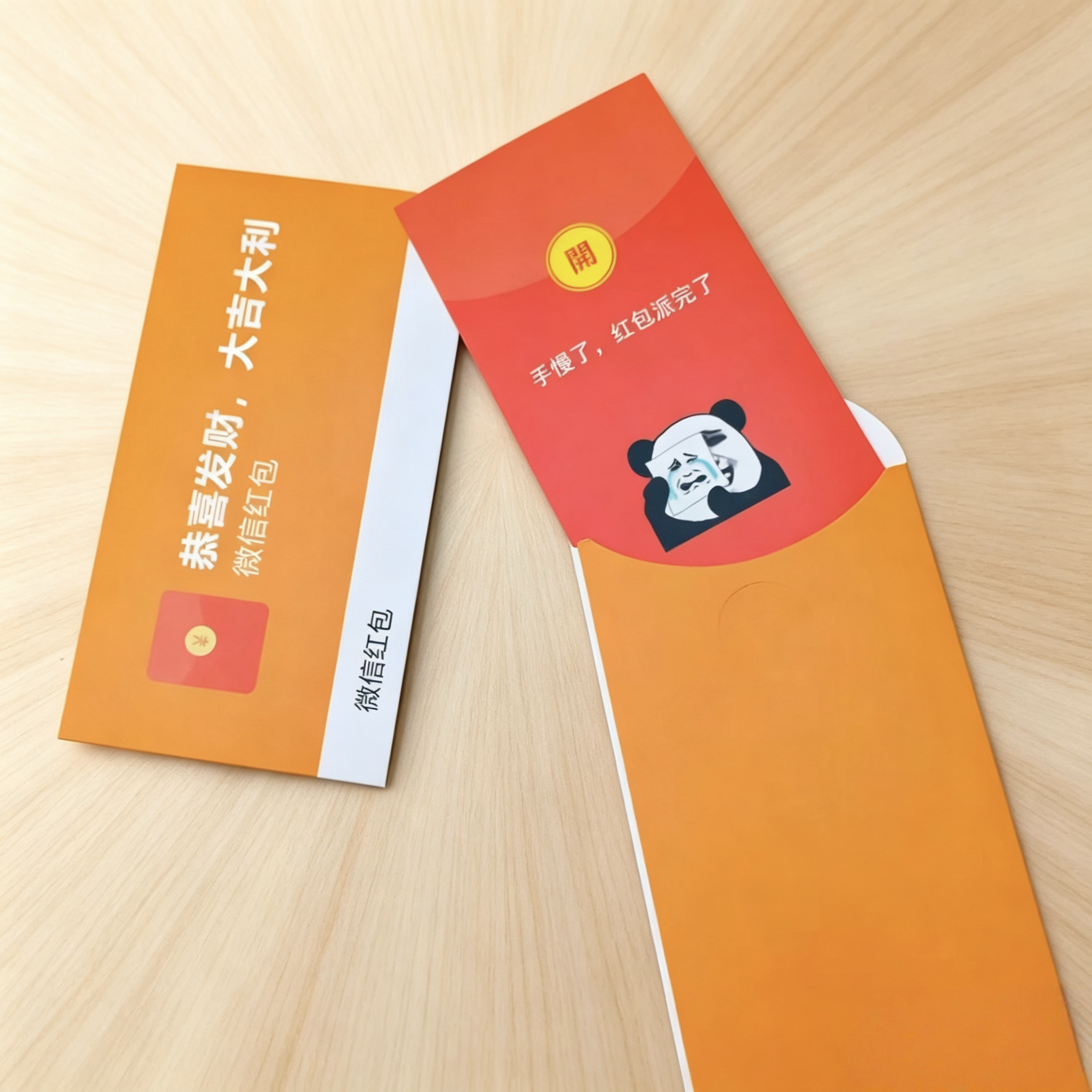 网红创意恶搞红包信封 可自行放红包/利是封