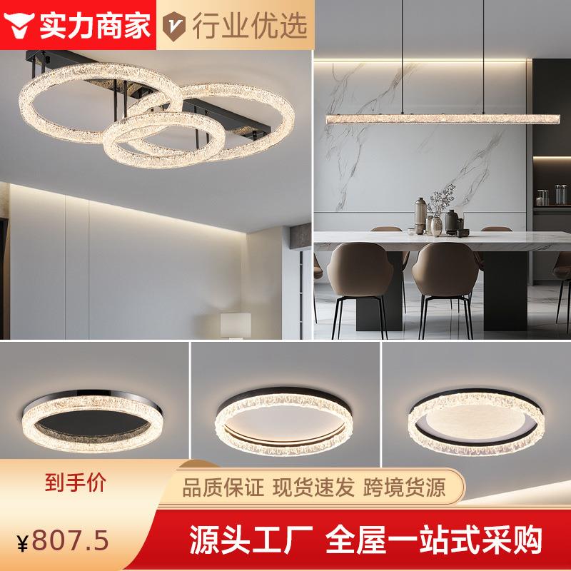 意式极简客厅灯轻奢大气家用高端设计师新款现代简约主卧室吸顶灯