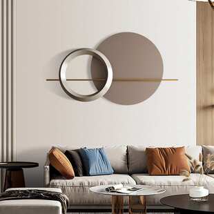 意式轻奢铁艺壁饰客厅金属墙面挂件壁挂玄关立体创意挂饰床头墙饰