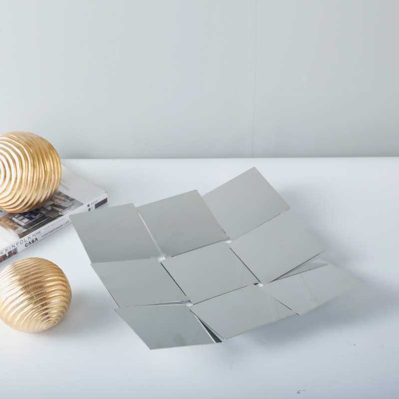 现代简约样板房间客厅茶几软装饰品不锈钢果盘售楼处收纳果篓摆件,玩具/童车/益智/积木/模型,其它,淘宝优惠券,粉丝福利购,淘宝优惠卷