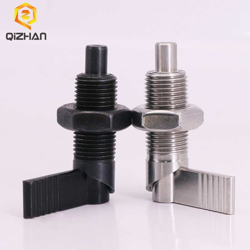 SPXVB/SPXVBK旋钮柱塞自锁分度销细牙螺纹弹簧定位销10/12/16/20