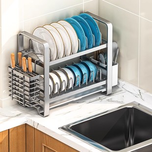 极窄沥水碗架窄款碗碟收纳架厨房碗筷架小尺寸超窄小型碗盘置物架
