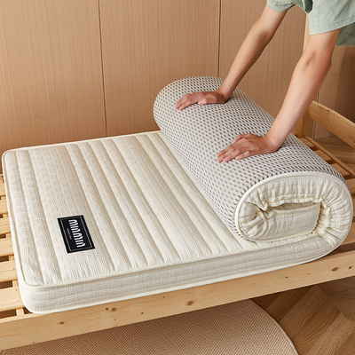 学生宿舍单人针织乳胶床垫软垫家用卧室褥子床褥垫加厚海绵床垫子