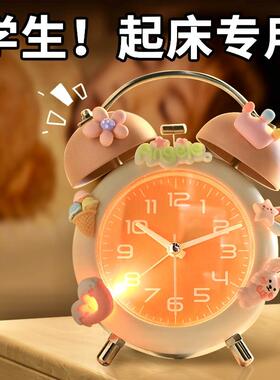 2024新款闹钟小学生用初中生专用起床神器儿童女孩自律桌面时钟表