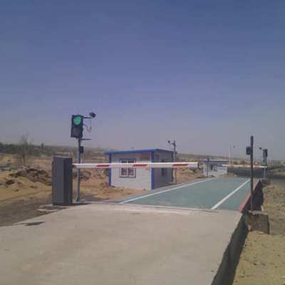 无人值守汽车衡80吨可自动识别车号地磅秤智能无人值守地磅100吨