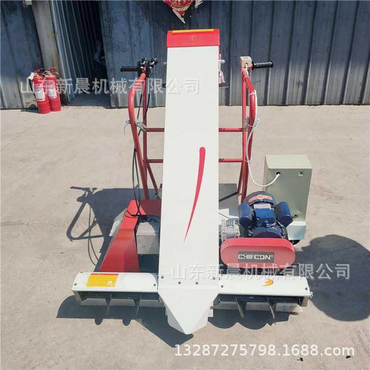 刮板式汽油收粮机 鸡粪沙子自动装袋机双口袋装袋机