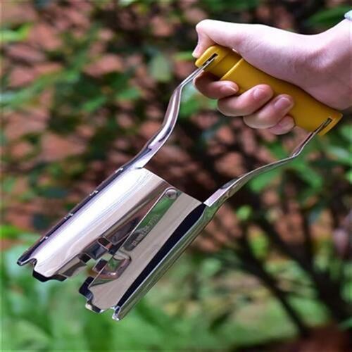 不锈钢移苗器花筒移栽器塑胶柄木柄移花器园艺园林打孔器移栽器