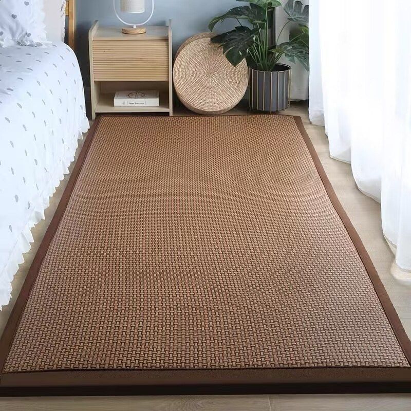 凉席地垫2025新款睡觉打地铺榻榻米午睡垫床垫家用卧室冰藤席软垫,居家布艺,地毯,淘宝优惠券,粉丝福利购,淘宝优惠卷
