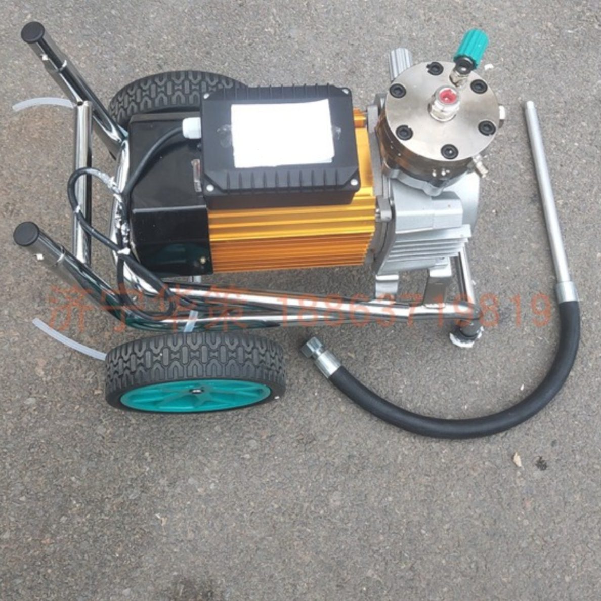 手推式电动隔膜机 隔膜式多功能喷涂机 涂料乳胶漆室内外喷涂机