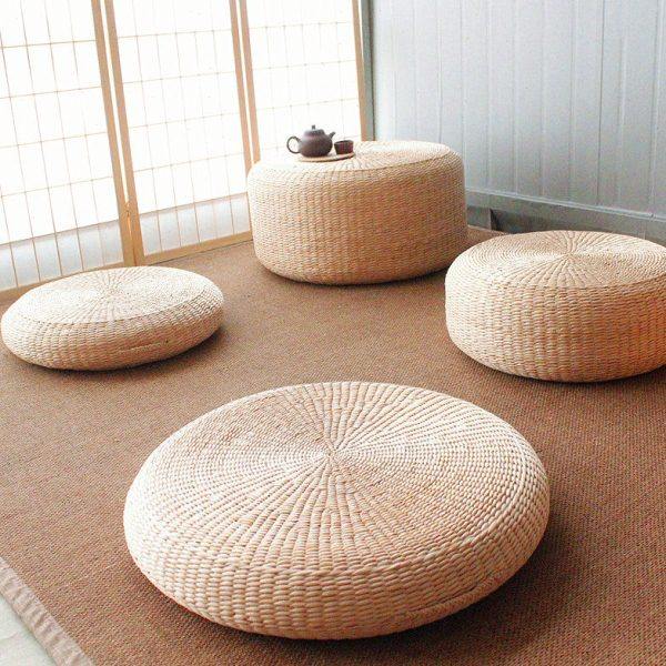 蒲草垫子飘窗蒲团拜佛打坐禅修跪拜地上坐垫家用榻榻米坐墩,居家布艺,蒲团,淘宝优惠券,粉丝福利购,淘宝优惠卷