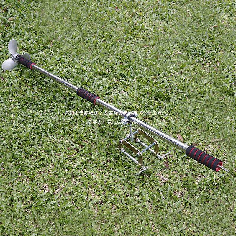 推进器船外机锂电钻手持螺旋桨充气船马达电动电钻划桨挂浆机船用