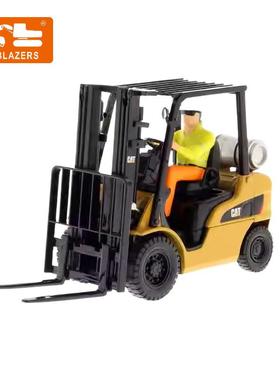 适用1:25卡特P5000升降叉车合金工程车模型85223（85223C）