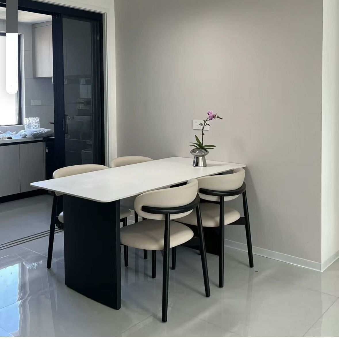 现代极简岩板餐桌黑色家用餐椅组合高级小户型意式长方形饭桌民宿,玩具/童车/益智/积木/模型,其它,淘宝优惠券,粉丝福利购,淘宝优惠卷