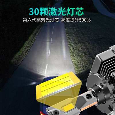 跨境现货汽车led大灯无损替换氙气灯D1D2D3D4改装通用高亮led车灯