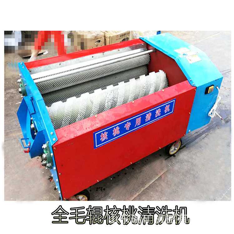 核桃脱皮机方便电动水洗一体大型分离耐用家用去皮机冲洗扒皮山桃