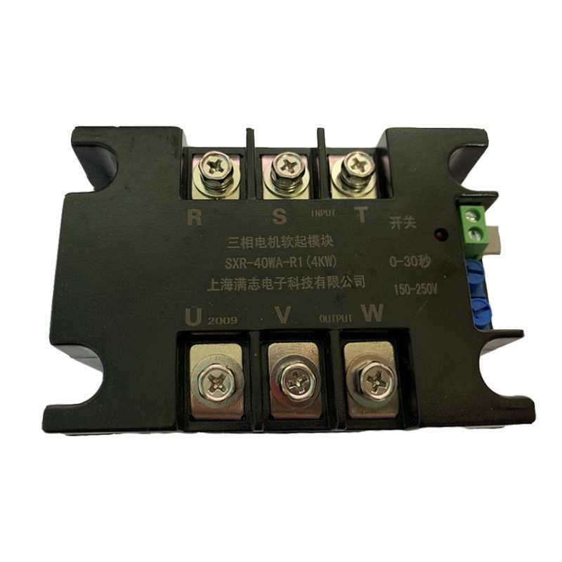 三相电机软启动模块 SXR-120WA-R1启动柜缓起慢启动软启动器12KW
