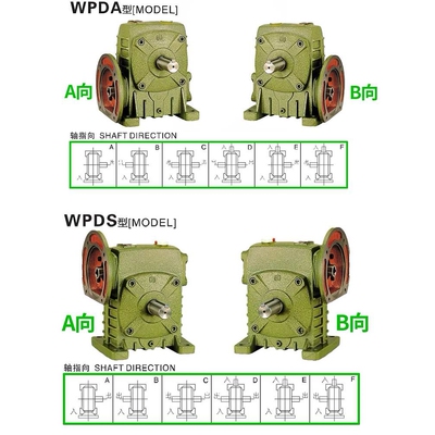 wpda wpds wpdo wpds 蜗轮蜗杆减速机齿轮箱电机法兰直连全铜立式