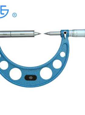 青海量具厂家供应齿根圆千分尺大量程外径机械双尖头千分尺