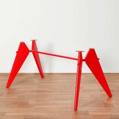 瑞士VITRA餐桌腿支架实木桌办公桌脚架可定作EMtable个性桌脚铁艺