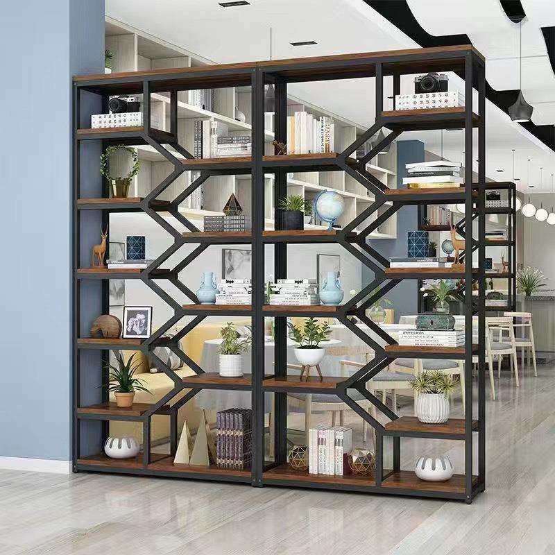 办公室隔断置物架多层书架展示架客厅隔断屏风置物架玄关柜装饰架