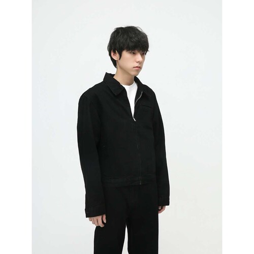 MTLCLOTHES男装|2023秋款新品港式高级简约感宽松休闲牛仔套装潮