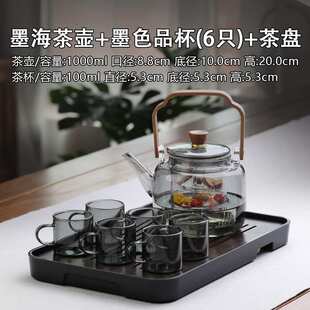 永明建远玻璃煮茶壶可明火电陶炉2024新款围炉耐高温提梁烧水壶养