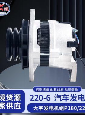 大宇发电机组P180/222充电机6.526101-7153A/300901-00009发电机