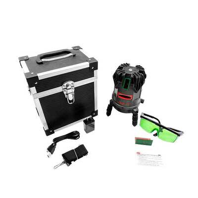 优利德LM555LD三防绿光水平仪5线自动调平打线仪高精度强光打斜线