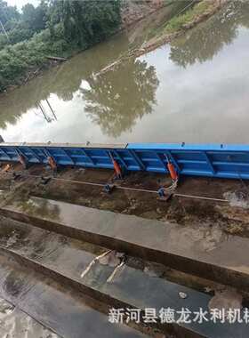 钢坝闸水利工程液压钢坝液压钢坝翻板闸合页坝大跨度钢坝闸闸门