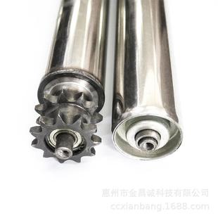 厂家直供输送设备配件无动力不锈钢镀锌机械带齿轮托辊链轮滚筒