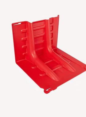 ABS塑料组合防洪板红色加厚阻水挡地铁物业车库L型防洪防汛挡水板