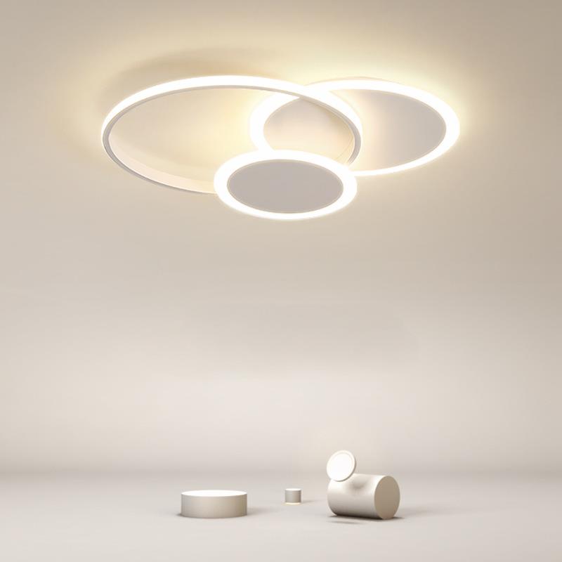 2023年新款简约吸顶灯led现代圆形家用主卧室灯北欧房间书房灯具