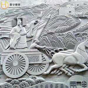石雕大理石龙浮雕背景壁画墙面晚霞红汉白玉大型立体外墙装饰
