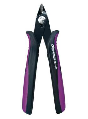 拓伏锐PC-1001S 斜嘴钳双色柄精密薄刃斜口钳子剪钳电子钳偏口钳