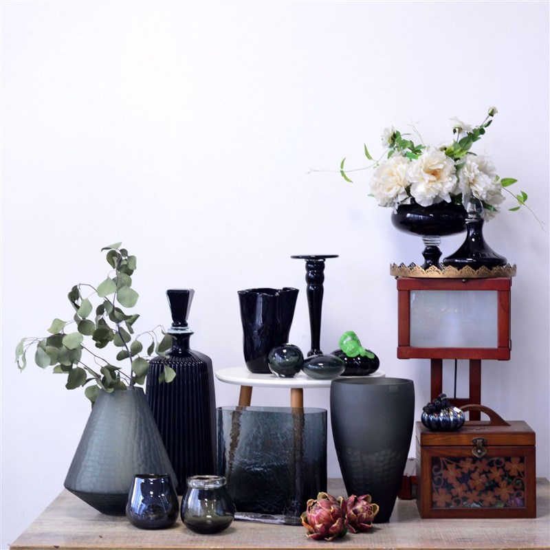 创意玻璃花瓶工艺品插花水养玻璃花G瓶水培鲜花客厅餐桌花瓶摆件