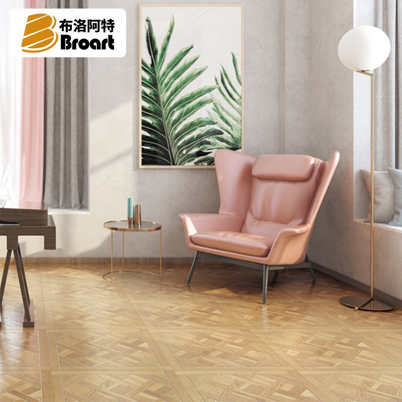 原木风客厅木纹砖 凡尔赛复古仿实木瓷砖全瓷J地板砖600x600仿古
