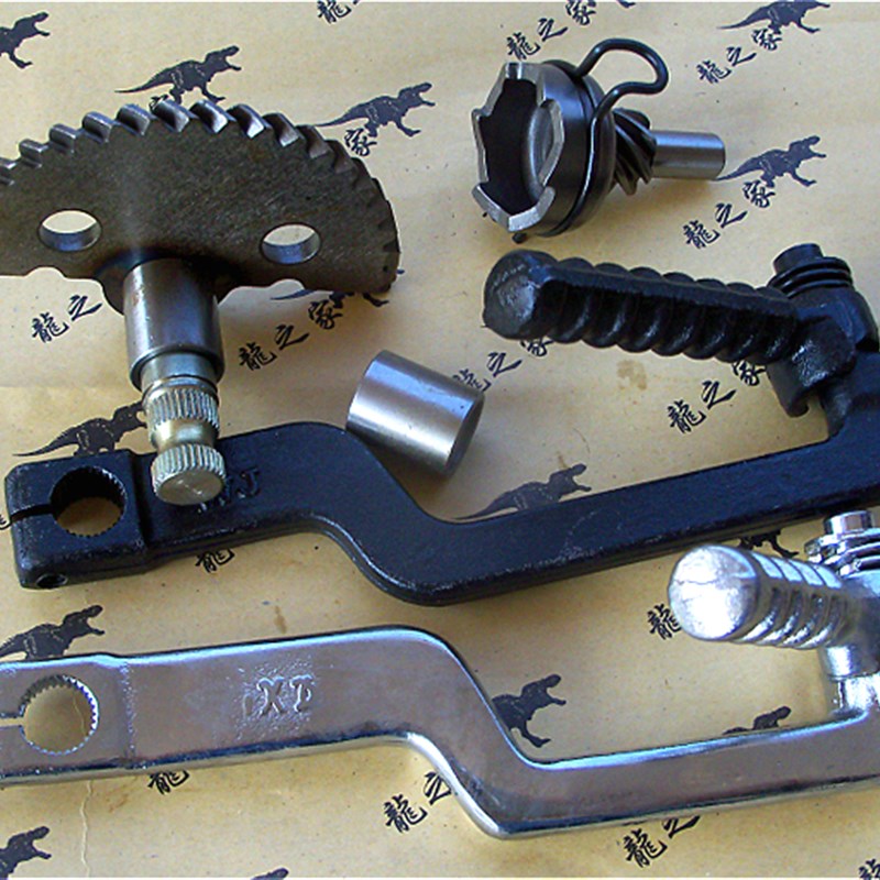 GY60/80/50豪迈60/80/x助力车踏板车48CC起动杆启动轴起动齿起动