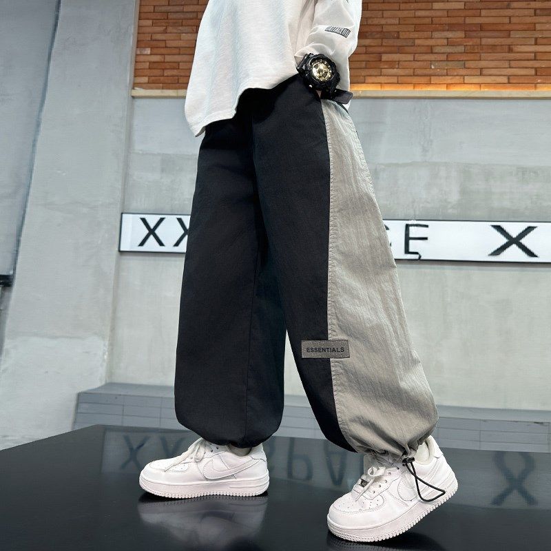 男童裤子春秋款2025新款春装休闲大童春季男孩儿童运动裤阔腿直筒,童装/婴儿装/亲子装,裤子,淘宝优惠券,粉丝福利购,淘宝优惠卷