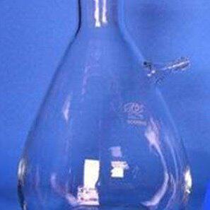 上嘴过滤瓶 2500ML  玻璃抽滤瓶上嘴抽滤瓶 玻璃仪器 吸滤瓶