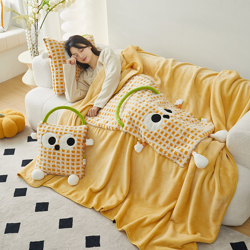 抱枕被子两用e午睡毯子二合一车用枕头被办公室午休靠枕汽车载盖,居家布艺,抱枕被,淘宝优惠券,粉丝福利购,淘宝优惠卷