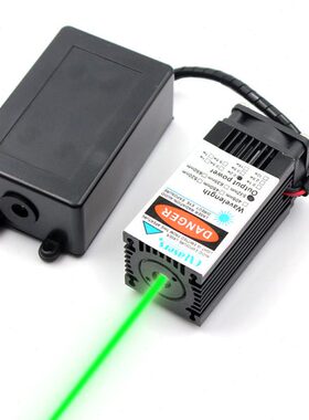 oxlasers 532nm 200mW大功率12V绿激光模组粗光激光器密室逃脱道