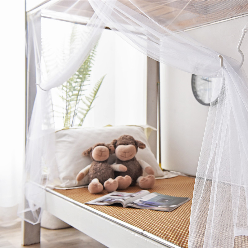 学生蚊帐宿舍0.9m1.2sm宽上铺下铺单人床老式上下铺加密免安装防