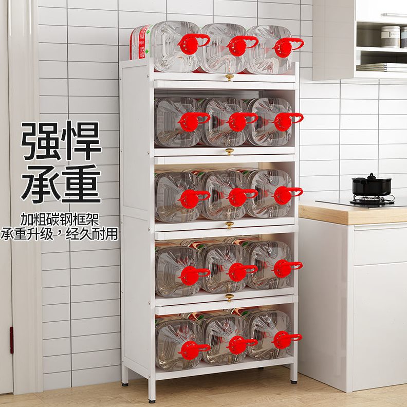 厨房置物架多层落地多功能碗碟碗柜储物柜微波炉烤箱电器收纳架子