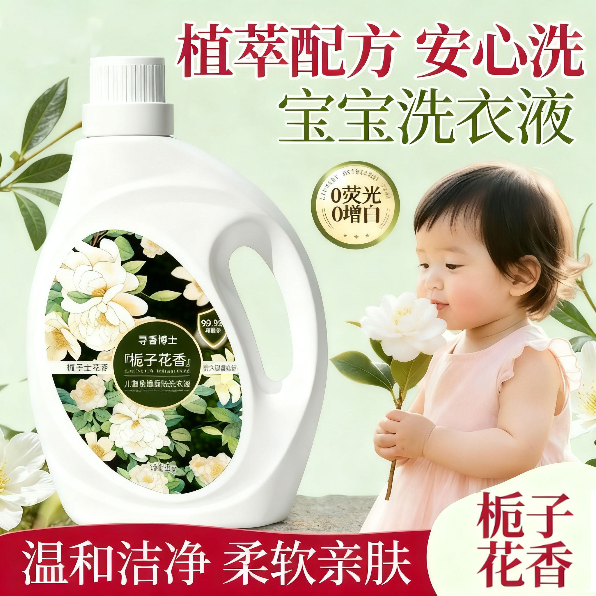 婴童专用洗衣液&除螨抑菌
