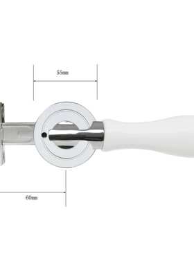 陶瓷锁房门执手锁室内锁卫生间浴室白色把手锁white door handle
