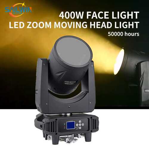 Stage Light 400W White COB Zoom Led Moving Head For DJ Disco
