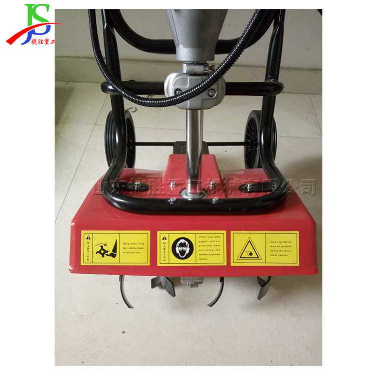 二冲程便携式翻土机 丘陵地区小型犁地旋耕机 塑料大棚汽油微耕机