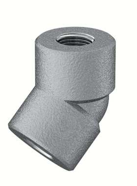 NPT Female 耐高压316不锈钢内丝45°弯头 118P123