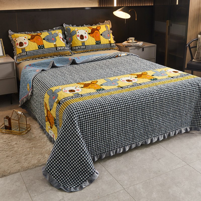 加厚牛奶绒床单单件榻榻米珊瑚绒面E被单加厚冬季款加绒防滑三件